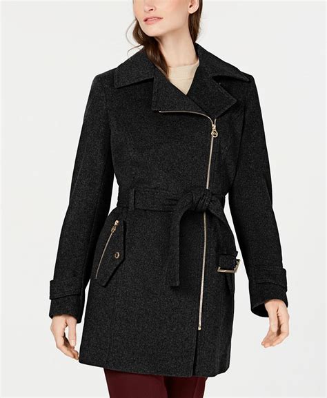 michael kors wool coat macy's|Michael Kors coats for women.